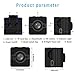 GZDL Portable Small Mini Camera Waterproof - Covert Spy Hidden Camera HD 1080P - Motion Detection Night Vision Cam - Sport Outdoor Camera for Surfing Snorkeling Cycling Drone