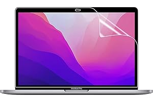 KEANBOLL (2 Pack HD Crystal Clear Screen Protector Designed for MacBook Pro 13 inch (2016-2022 / M1, M2) (A1706, A1708, A1989) Touch Bar (PET)