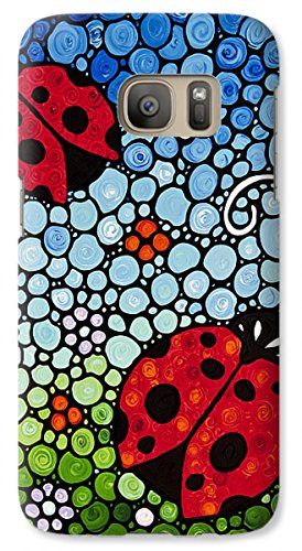Galaxy S7 Slim Case “Joyous Ladies Ladybugs” by Pixels