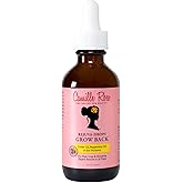 Camille Rose Rejuva Grow Back Drops, with Castor Oil, Peppermint Oil, and Saw Palmetto, for Hair Growth, 1.9 fl oz