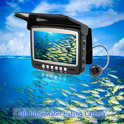 Xiaodongdong Webcam Fish Finder Sous-marine Sie Vidéo Échosondeur Pêche Caméra Ir De Vision Nocturne 4.3 Pouces Moniteur Caméra Hd 1000tvl