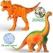Feroxo Dinosaur Toys Dinosaur Party Supplies - 12 Large & 12 Small Realistic Plastic Toy Dinosaurs Figures with Book Kids Dinosaur Toys Birthday Favors for Boys Girls Figurines Cake Pinata Filler