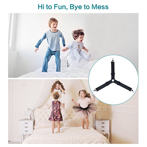 5 Fasteners+Adjustable+Triangle+Suspenders+Mattress