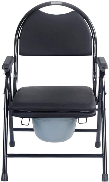 QKSZ 821 folding bedside commode with anti-slip mats and 140kg load support