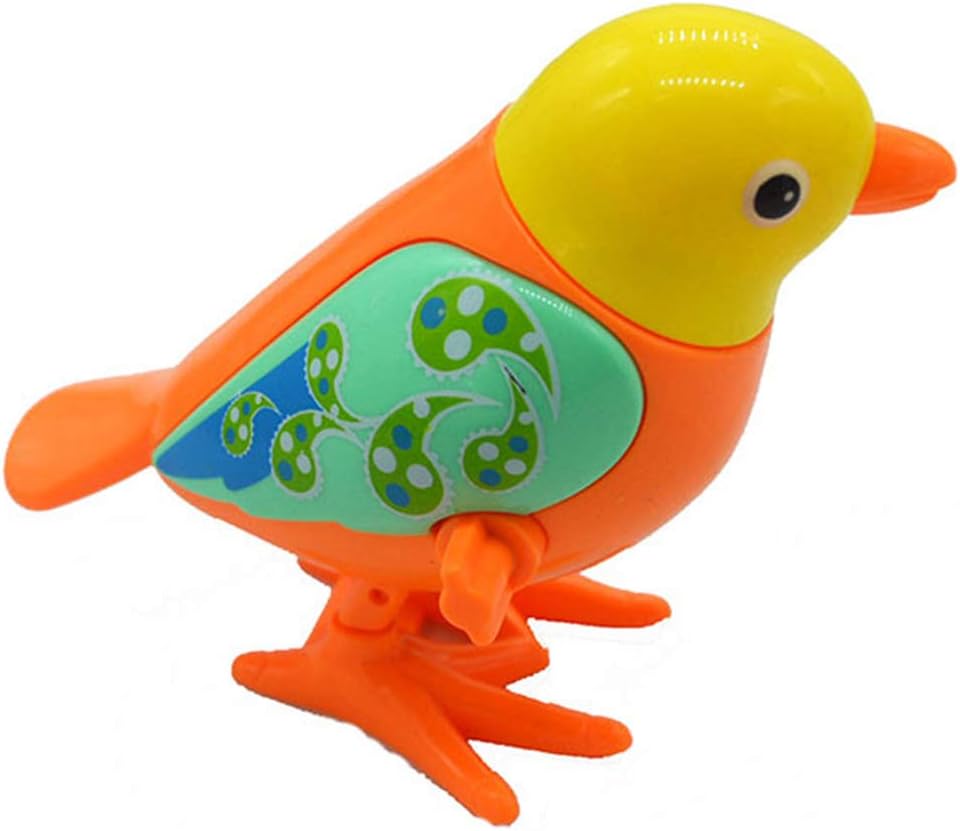 Lovely Bird Clockwork Wind Up Toy Kids Early Educational Toy Gift Color Random Windup Toys Toys