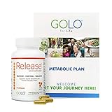 GOLO Release Diet Supplement - Metabolic Plan Health Management System - Boosts Energy, Balances Hormones - No Caffeine, No Stimulants, Vegetarian Safe - 1 Bottle - 30 Day Supply - 90 Capsules