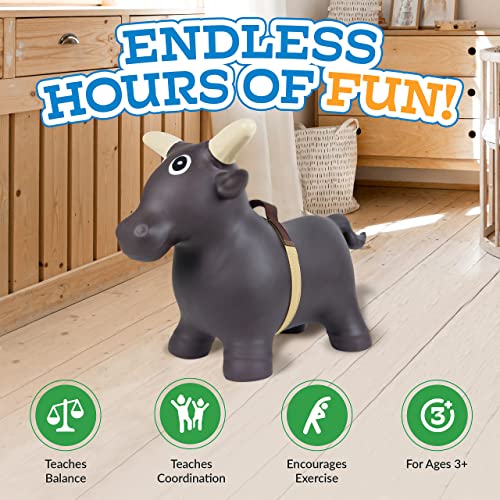 Big Country Toys Lil’ Bucker Bull & PBR Bucking Chute Kids Toys Set