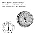 NOFDA Homebrew Kettle Beer Brewing Thermometer Homebrew Beer Bi-Metal Thermometer 3