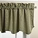 Lorraine Home Fashions Whitfield 52-inch by 18-inch Scalloped Valance, Sage