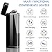 Electric Arc Lighter, Electronic Lighter USB Rechargeable Windproof Flameless Lighter Plasma Lighter with Battery Indicator (Upgraded) for Cigarette, Fire, Candle – Outdoors Indoorsthumb 1