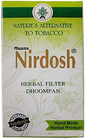Maans Nirdosh Herbal Filter Dhoompan- 10NOS x Pack of 4