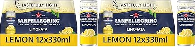 San Pellegrino Italian Sparkling Lemon Drink 12 x 330ml Pack of 2