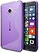 Microsoft Lumia 640 XL LTE Case, Cimo [Wave] Premium Slim TPU Flexible Soft Case for Microsoft Lumia 640 XL - Purple