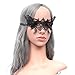Ivysan Halloween Cosplay Butterfly Lace Eye Mask for Masquerade Party Black