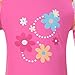 TFJH E Girls Swimsuit UPF 50+ Two Piece Long Sleeve Top Pant Set HotPink Long 8A