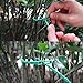 EuTengHao 100 Pieces Adjustable Garden Plant Twist Ties, 6.7 Inch Flexible Plastic Twist Ties Multi-Use for Secure Vine (Green)