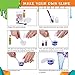 OMENOS Slime Kit Supplies - DIY Science Package for Kids! Girls & Boys! Glue,Glitter,Glow in the Dark,6 Colors,Colorful Foam Balls(Pack of 30)