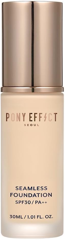 Pony Effect Seamless Foundation 30ml SPF 30 / PA++ (No.21 Natural Ivory)