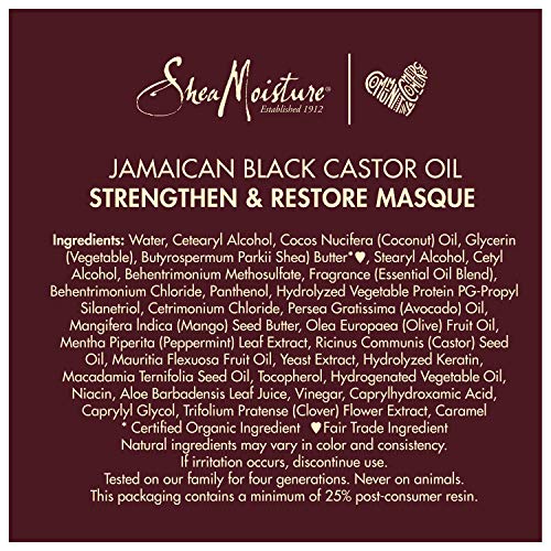 Sheamoisture Jamaican Black Castor Oil Treatment Masque For Dry Hair Jamaican Black Castor Oil Paraben Free Hair Mask 12 Oz Pricepulse