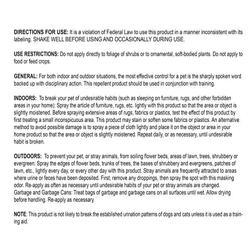 Four Paws Keep Off! Cat Repellent Spray Outdoors & Indoor 6 Ounces Pricepulse