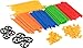 Play22 Building Toys for Kids 400 Set Straws and Connector + Wheels - Colorful and Strong Kids Construction Toys with Special Connectors - Great Gift Building Blocks for Boys and Girls - Original