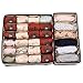 combocube Set of 4 Beige Foldable Underwear Drawer Organizer, Drawer Dividers, Storage Boxes, Closet Organizers, Under Bed Organizer