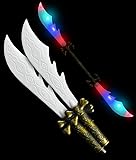 Fun Central AK042, 1 Pc LED Double Pirate Sword