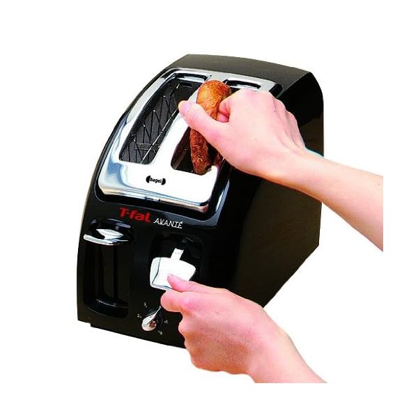 Tfal 874600 Classic Avante 2Slice Toaster with Bagel Function, Black