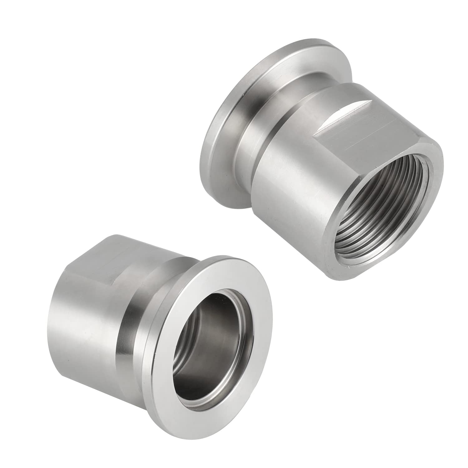 Othmro Sanitary Pipe Fitting KF25 Female Threaded 3/4 PT to Clamp OD 40mm Ferrule 2 Pcs