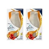 Glade Sense & Spray automatic air freshener starter kit, Hawaiian Breeze, Colors May Vary - 2 Packs