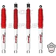 Rancho RS55042 RS55254 RS5000X Series Set of Front & Rear Shocks fits 2005 2016 F250 Super Duty 4WD - Improved Handling & Performance, Handles Extreme Temperature Changes