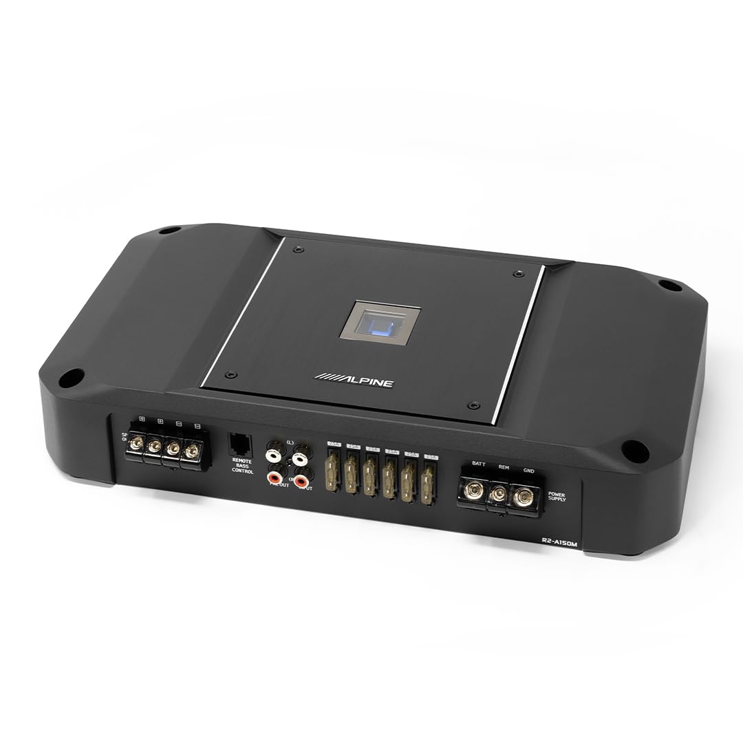 Alpine R-Series R2-A150M High-Performance Class D Mono Amplifier with 1500 Watts RMS Power