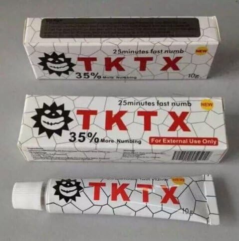 TKTX 35% Anesthetic More Numbing 25mins Fast Tattoo Cream for Tattoo Body