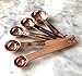 Copper Measuring Spoons For Your Rustic & Farmhouse Kitchen Decor, Superior Strength & Beautiful Finish, Unique Accessories, Baking Supplies, Cooking Tools, A Lovely Gift, Comes Attractively Boxed