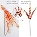 LUCKY SNAIL 4 Pcs Artificial Flowers, Artificial Eucalyptus Leaves 29.5 Inches Long Fake Flowers for Wedding Bouquet Party Home Office Craft Christmas Decorations(Orange)