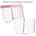 bloom daily planners 2019 Calendar Year Day Planner - Passion/Goal Organizer - Monthly and Weekly Dated Agenda Book - (January 2019 - December 2019) - 6