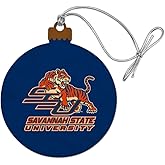 GRAPHICS & MORE Savannah State University Primary Logo Wood Christmas Tree Holiday Ornament