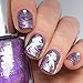Whats Up Nails - Unicorn Vinyl Stencils for Nail Art Design (1 Sheet, 20 Stencils)