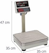 Steinberg Systems 100kg Digital Weighing Scale 10g LCD Display 7 Memory Slots view 5