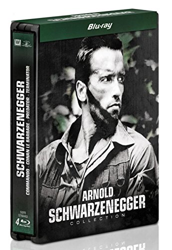 Arnold Schwarzenegger : Conan Le Barbare + Commando + Predator + Terminator - Édition Limitée Boîtier Steelbook