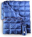 Horizon Hound Down Camping Blanket – Outdoor Lightweight Packable Down Blanket Compact Waterproof and Warm for Camping Hiking Travel – 650 Fill Power