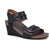Taos Women's Reason Wedge Sandal Black 38