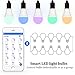 iLintek Smart LED Light Bulb,Multicolored Dimmable,Bluetooth App Group Controlled,Party Disco Color Changing,9W-Equivalent 60w,2700K-6500K Color,No Hub Required,Sunrise Wake Up Night Light(A19)
