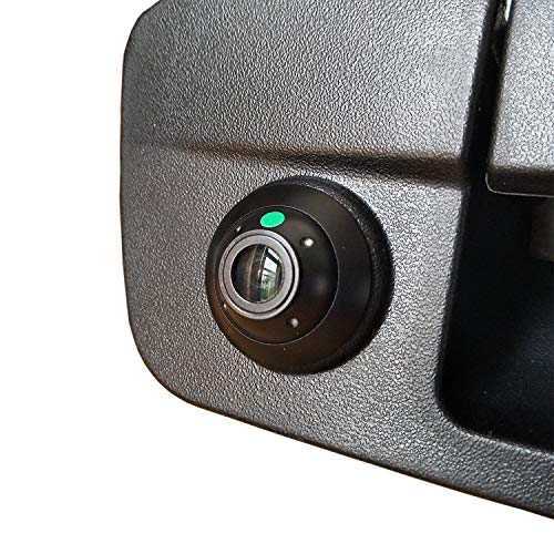 Dodge Ram Rear View Camera Backup Tailgate Handle Camera Car Camera Vehicle Specific Camera for Dodge Ram Years 2009-2012,Tailgate Door Handle Camera(Color: Black)