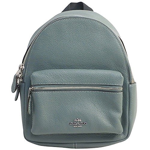 coach mini charlie pebble leather backpack