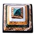 NOVICA 169542 Hand Crafted Multicolor Natural Gemstone Geometric Positive Energy Spiritual Healing Pyramid Sculpture, 3