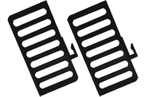 VOSAREA 2pcs Steel Shoe Cabinet Shelf Dividers for Closet Organizer, Anti-tip Shoe Rack Separator