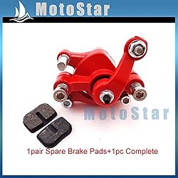 Brake Minimoto Red Rear Disc Brake Caliper + Pads