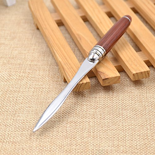 Lightweight Hand Letter Opener Retro Wood Handle Stainless Steel Letter Lightweight hand letter opener retro wood handle stainless steel letter
