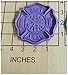 Fire Fighter Shield Cookie Cutter and Stamp #1078